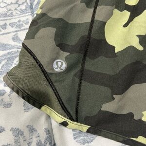 Camouflage Lululemon athletic shorts